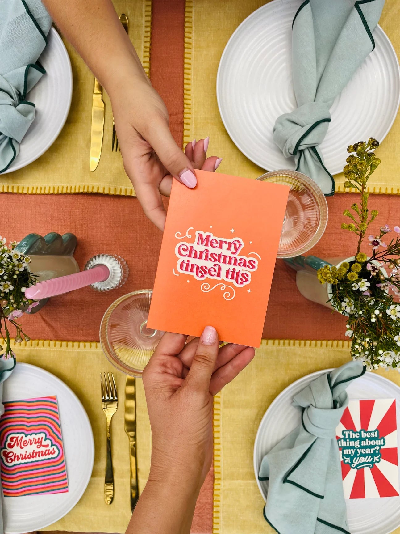 Merry Christmas Tinsel Tits