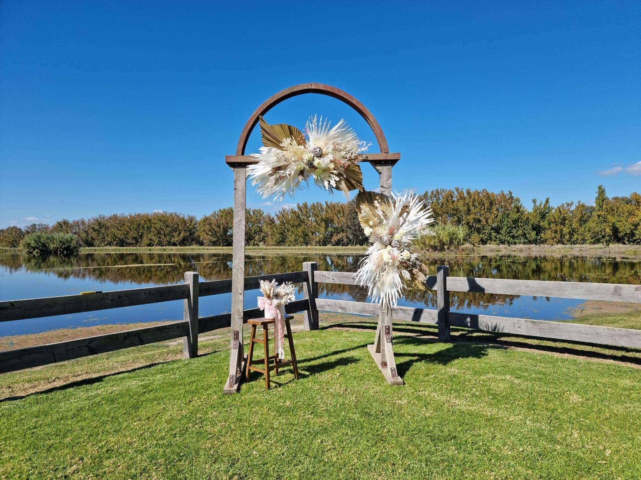 Dried Wedding Arbour Installations