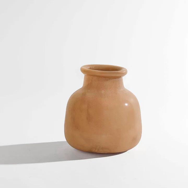 Byron Vase Round - Toffee